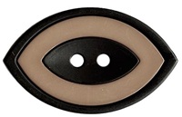 DILL KNÖPFE POLYAMID PREISKLASSE L, 28MM BRAUN / SCHWARZ, INHALT RÖHRE 12STK. (KEIN LAGERARTIKEL) 