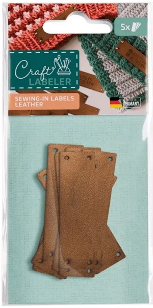 COLOP LEDER LABELS FÜR PRINTER 20, 5 x LEDER-LABELS, 1 BLISTER (Netto Preis) 