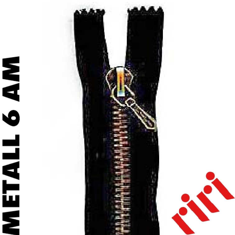 Riri Metall 6 teilbar altmessing (AM) M6TAM