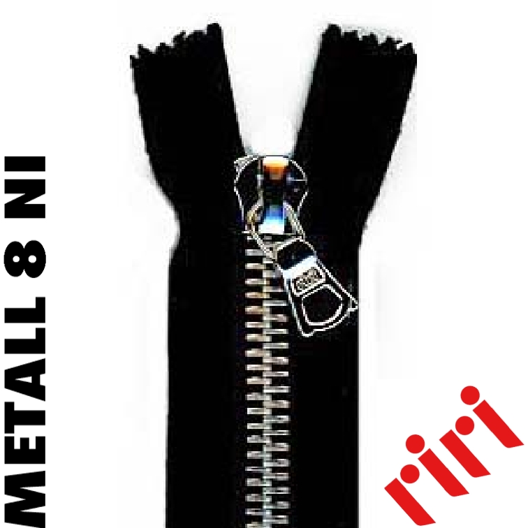 Riri Metall 8 teilbar Combi nickel (NI) M8CT