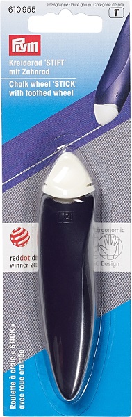 PRYM KREIDERAD STIFT ERGONOMIC WEISS, KARTE A 1 STK. ** 