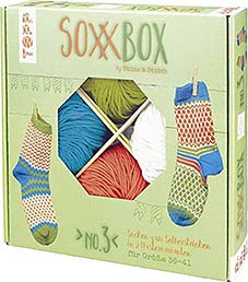 (1) TOPP SET: SOXXBOX NO. 3 - ORANGE / BLAU / GRÜN / WEISS, ERSCHEINT AUGUST 2017 (KEIN LAGERARTIKEL) TOPP SET: SOXXBOX NO. 3 - ORANGE / BLAU / GRÜN / WEISS, ERSCHEINT AUGUST 2017 (KEIN LAGERARTIKEL)