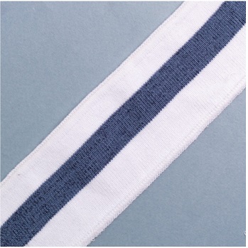 (1) STRICKBÜNDCHEN MIT STREIFEN 100% PES 5CM X 100CM WEISS / MELANGE GRAU, OEKOTEX Certified made in EU (kein Lagerartikel) STRICKBÜNDCHEN MIT STREIFEN 100% PES 5CM X 100CM WEISS / MELANGE GRAU, OEKOTEX Certified made in EU (kein Lagerartikel)