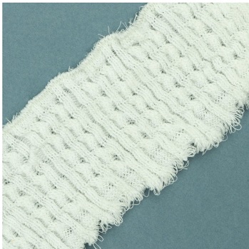 (1) STRICKBÜNDCHEN 100% PES 5CM X 100CM WEISS, OEKOTEX Certified made in EU (kein Lagerartikel) STRICKBÜNDCHEN 100% PES 5CM X 100CM WEISS, OEKOTEX Certified made in EU (kein Lagerartikel)