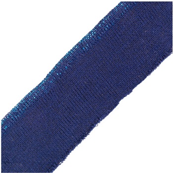 (1) STRICKBÜNDCHEN 80% PES 20% LUREX 4CM X 120CM MARINE / TÜRKIS-LUREX, OEKOTEX Certified made in EU (kein Lagerartikel) STRICKBÜNDCHEN 80% PES 20% LUREX 4CM X 120CM MARINE / TÜRKIS-LUREX, OEKOTEX Certified made in EU (kein Lagerartikel)